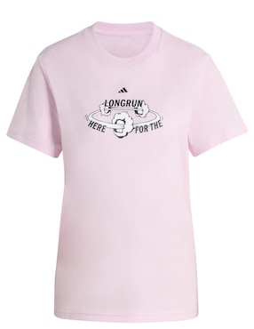 Playera deportiva para correr Adidas de mujer