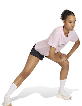 Playera deportiva para correr Adidas de mujer