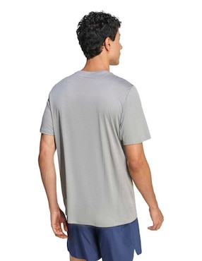 Playera deportiva para correr Adidas de hombre