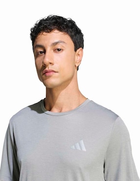 Playera deportiva para correr Adidas de hombre