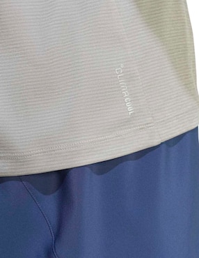 Playera deportiva para correr Adidas de hombre