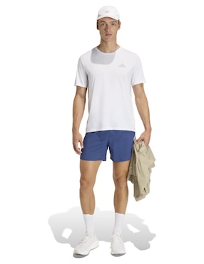 Playera deportiva para correr Adidas de hombre