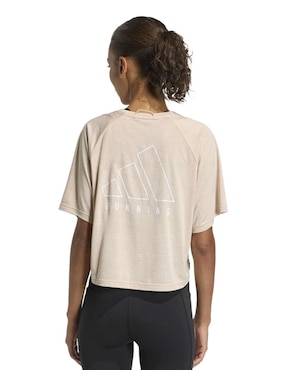 Playera deportiva para correr Adidas de mujer