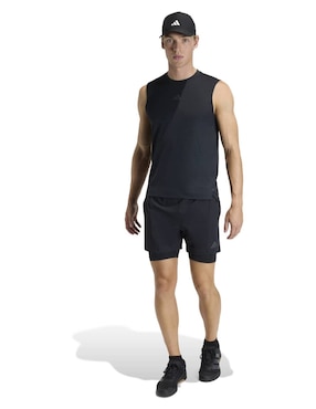 Short con malla Adidas para entrenamiento hombre