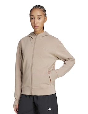 Sudadera Adidas Power con capucha y bolsa para mujer