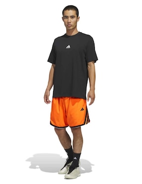Short con bolsillos Adidas para básquetbol hombre