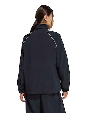 Sudadera Adidas W ICONIC 3S TT con bolsas para mujer