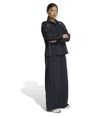 Sudadera Adidas W ICONIC 3S TT con bolsas para mujer