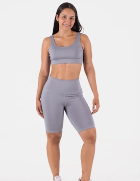 Conjunto deportivo ajustado Oleeve con elástico para mujer