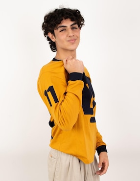 Jersey de Pumas de la UNAM conmemorativo de manga larga Garra Azul para hombre