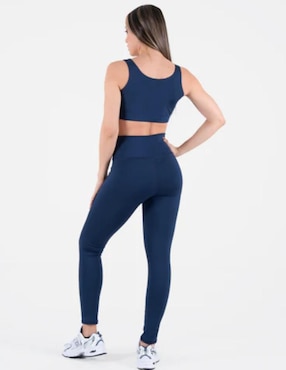 Conjunto deportivo ajustado Oleeve con elástico para mujer