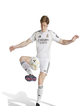 Jersey de Real Madrid Club de Fútbol local manga corta Adidas para hombre