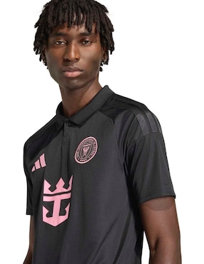 Jersey de Inter de Miami local de Lionel Messi manga corta Adidas para hombre