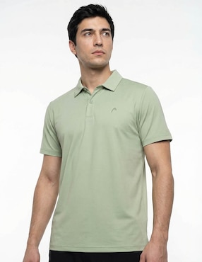 Playera tipo polo deporte con raqueta Head para hombre