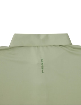 Playera tipo polo deporte con raqueta Head para hombre