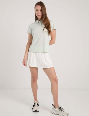 Playera tipo polo deporte con raqueta Head para mujer