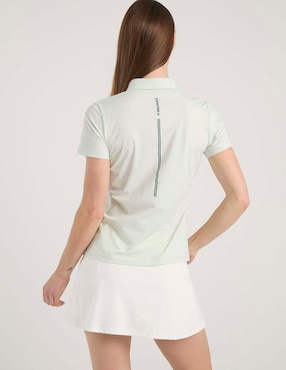 Playera tipo polo deporte con raqueta Head para mujer