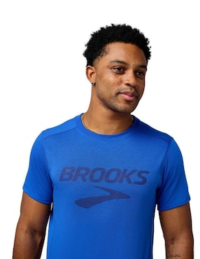 Playera deportiva para correr Brooks de hombre