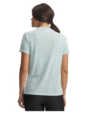 Playera deportiva para entrenamiento Under Armour Tech Pixelate para mujer