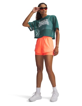 Short con bolsillos Under Armour para correr mujer