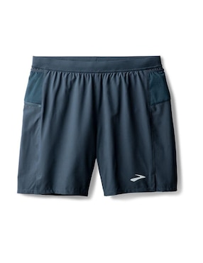 Short efecto doble prenda Brooks para correr hombre