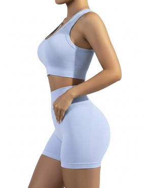 Conjunto deportivo ajustado Tomoloon con elástico para mujer