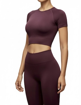 Conjunto deportivo ajustado Tomoloon con elástico para mujer