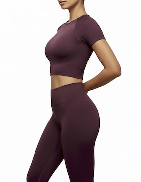 Conjunto deportivo ajustado Tomoloon con elástico para mujer