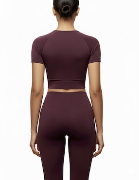 Conjunto deportivo ajustado Tomoloon con elástico para mujer