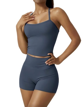 Conjunto deportivo regular Tomoloon con elástico para mujer