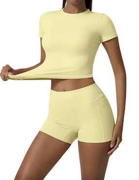 Conjunto deportivo regular Tomoloon con elástico para mujer