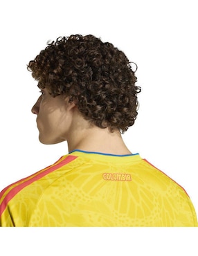 Jersey de Selección de Fútbol de Colombia local manga corta Adidas para hombre