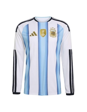 Jersey de Selección de Fútbol de Argentina local manga larga Adidas para hombre
