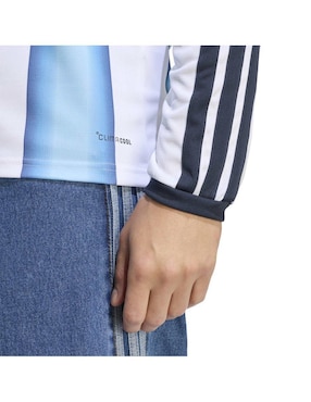 Jersey de Selección de Fútbol de Argentina local manga larga Adidas para hombre