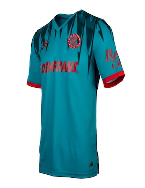 Jersey de Club Deportivo Toluca visitante manga corta New Balance jugador para hombre
