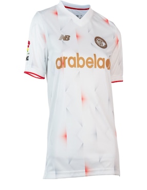 Playera deportiva para fútbol New Balance club deportivo toluca para mujer