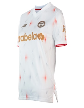 Playera deportiva para fútbol New Balance club deportivo toluca para mujer