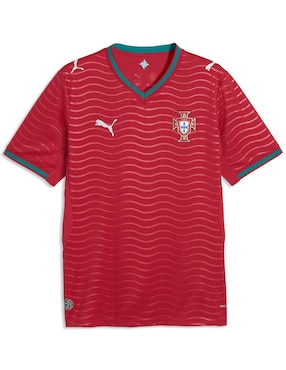 Jersey de  Selección de fútbol de Portugal local manga corta Mundial Puma jugador para hombre