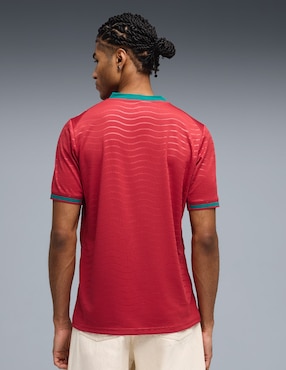 Jersey de  Selección de fútbol de Portugal local manga corta Mundial Puma jugador para hombre