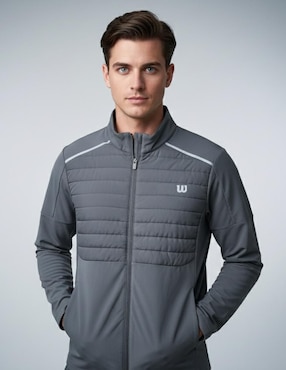 Chamarra para entrenamiento Wilson impermeable de hombre