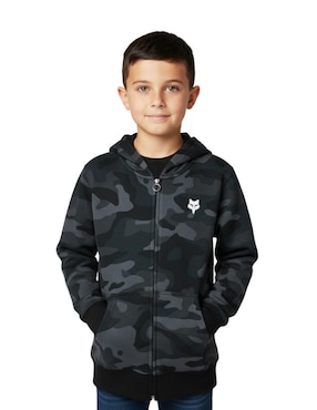Sudadera Fox Racing Zippered Pack con bolsa con cierre para niño