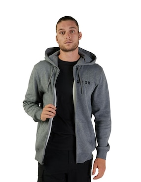 Sudadera Fox Racing Zippered Absolute S4 con capucha y bolsa para hombre