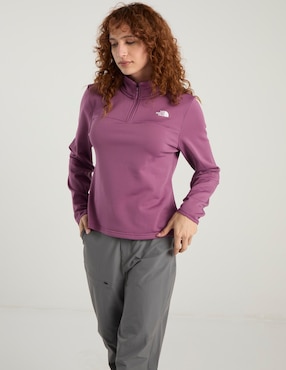 Chamarra para hiking The North Face fleece W Cedar Trail Grid de mujer