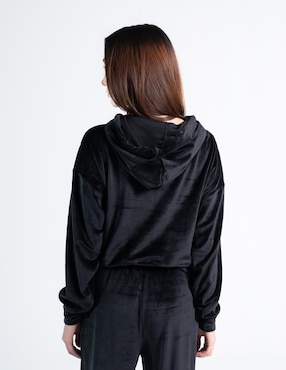 Sudadera Everlast Hoodie Icon Smoke con capucha y bolsa para mujer