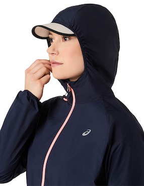 Chamarra para correr Asics Road Packable de mujer