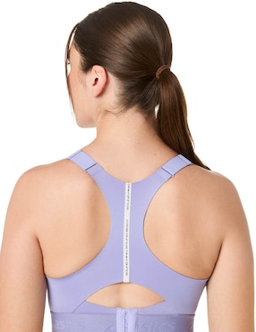 Top deportivo Asics Road Combination para correr mujer