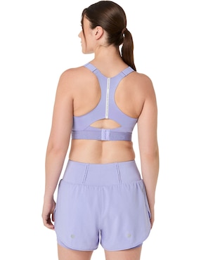 Top deportivo Asics Road Combination para correr mujer