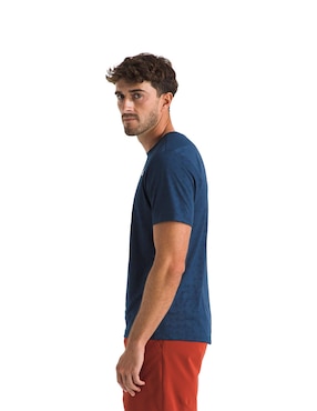 Playera deportiva para correr The North Face M 24/7 Pentadome Embossed Reg SS Tee de hombre