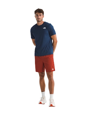 Playera deportiva para correr The North Face M 24/7 Pentadome Embossed Reg SS Tee de hombre