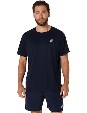 Playera deportiva para correr Asics Silver SS Top de hombre